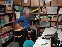 Asian Teen's Hard Garage Lesson