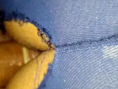 Hot Latina action bent over