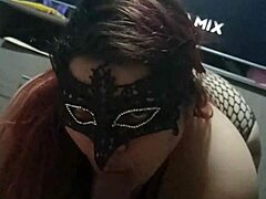 Latina's Sensual Touch in Lingerie