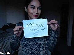 Alizee Sanzeth's interracial cam escapade