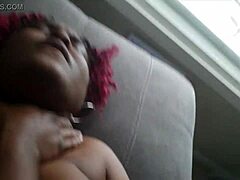 BBW redhead gets naughty