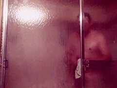 Westlloyd model showering with cock exposed
