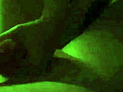 married woman surprises playfully