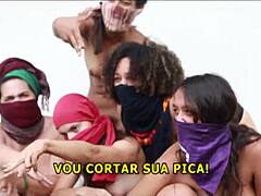 Brazilian MILF's provocative dirty sway