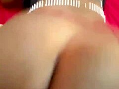 ebony amateur’s tight frame rocked