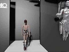 Kinky Hentai Brunette In Wild 3D
