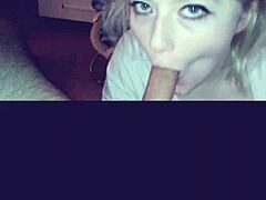 Blonde's thrilling pov oral surprise