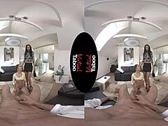 Virtual reality family sex antics