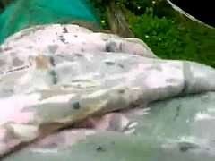Redhead's Steamy Lakeside Anal Action
