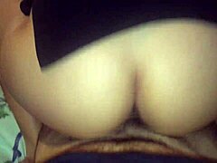 Cowgirl sex in reverse position