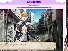 Busty anime hentai adventure awaits