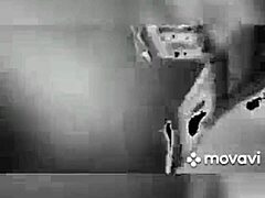 Black teen rubs her bum