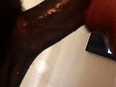 Throatbaby enjoys sucking and licking a hard cock