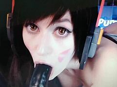 Young beauty shines on webcam