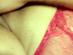 Latina’s Teasing Touch On Natural Tits Today