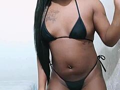 sultry black teen wife pleasured tonight