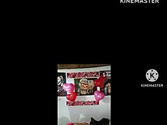 Colombian Latina amateur sucks cock on Valentine's Day