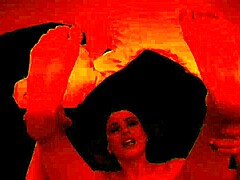 Teen witch in lingerie rides you wild