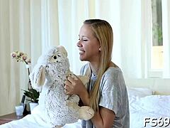 my lustful little chick begged me for a hard fuck