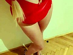 Red Lingerie Unveils Hidden Desires