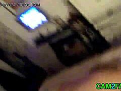 Blonde Wife's Intense Moment with Husband