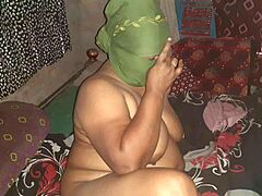 woman's intimate finger dance
