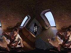 Big Tits Babe's Thrilling Chamber Ride