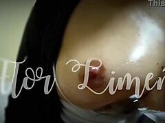 Flor Limeña Playing With Her Tits