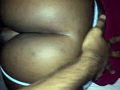 Ebony Couple Goes Hard With Wet Doggystyle Fucking
