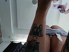 Curvy Tattooed Beauty Banged Doggystyle In Raw Lesson