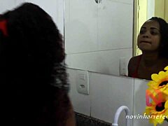 Naughty teen's wild wall adventure