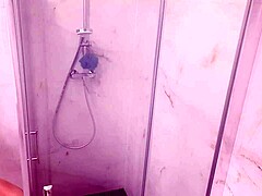 Mature Beauty's Steamy Shower Craving