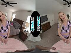 sorority babe's wild vr sex with huge shaft
