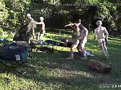 Free Gay Military Porn Shocks With First-Time Recruit Action
