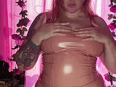 LATEX DRESS IGNITES FLIRTATION
