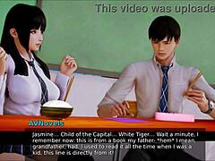 Anime-themed characters in visual novel guide