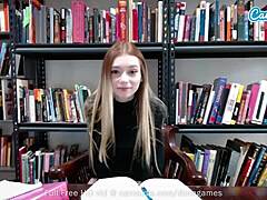 College teen's raw webcam splash