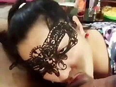 Masked Deepthroat Blowjob Session 6