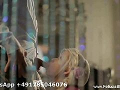 Blonde German's Intimate Stranger Surprise