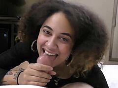 kingsley’s interview turns into naughty pov blowjob