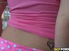 emo brunette in intimate pov