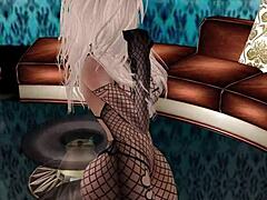 the 3d glamour model displays her stunning features