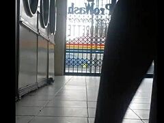 Almost caught teasing my sweet black cookie