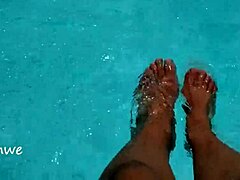Unique Feet Hobby in Water