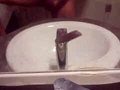 Young guy’s daring solo stroke session