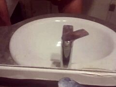 Young guy’s daring solo stroke session