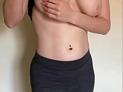 Curvy beauty's enticing display