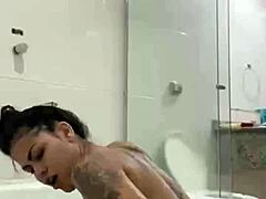 Bia Morena's Sultry Bath Scene