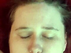 Amateur babe’s face drenched in cum without mercy