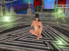 Hot Indian bhabhi in 3D